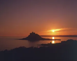 Sunset at St Michaels Mount, Cornwall Sunset at St Michaels Mount, Cornwall