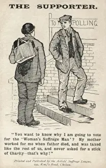 Womens Suffrage Rights Prints: The Supporter