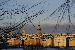Sweden. Stockholm. Panorama of the Old City (Gamla Sweden. Stockholm. Panorama of the Old City (Gamla