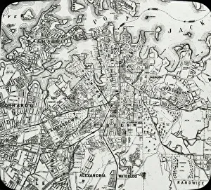 Sydney, Australia - Map of Sydney and Port Jackson Sydney, Australia - Map of Sydney and Port Jackson