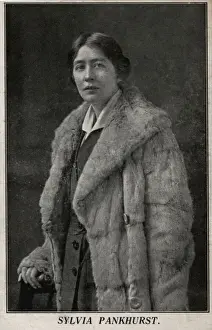 Suffragette Prints: Sylvia Pankhurst Suffragette Print circa 1906