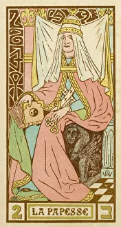 Tarot Card 2 - La Papesse (The Female Pope) Tarot Card 2 - La Papesse (The Female Pope)