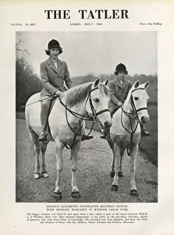 Tatler front cover featuring Princess Elizabeth & Margaret o Tatler front cover featuring Princess Elizabeth & Margaret o