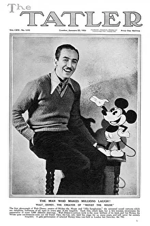 Tatler cover featuring Walt Disney, 1930 Tatler cover featuring Walt Disney, 1930