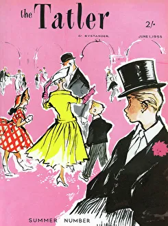 Tatler front cover, Fourth of June at Eton, 1955 Tatler front cover, Fourth of June at Eton, 1955