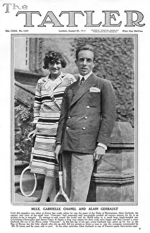 Tatler cover - Gabrielle Chanel & Alain Gerbault Tatler cover - Gabrielle Chanel & Alain Gerbault