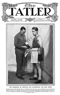Tatler cover - Marquess of Douglas & Clydesdale - boxer Tatler cover - Marquess of Douglas & Clydesdale - boxer