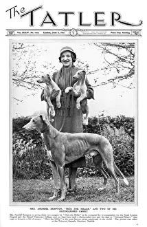 Tatler cover - Mrs Arundel Kempton & Mick the Miller Tatler cover - Mrs Arundel Kempton & Mick the Miller