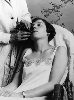 Tattooing the Lips Print, 1929