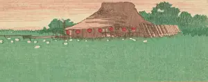 Antique Japanese Prints Online Prints: Tea house