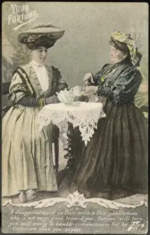 Fortune Teller Woman Prints: TEA LEAVES