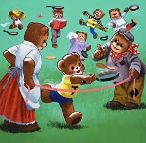 Teddy Bear Print by Mary Evans