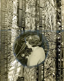 Telephone operator, Mayfair Exchange, London Telephone operator, Mayfair Exchange, London