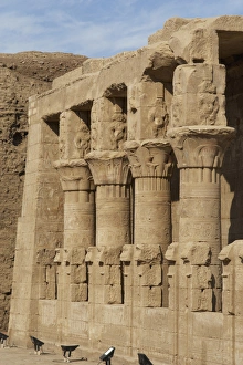 Temple of Horus. Columns. Edfu. Egypt Temple of Horus. Columns. Edfu. Egypt