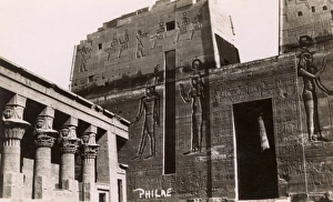 The Temple of Philae, Nile, Egypt The Temple of Philae, Nile, Egypt