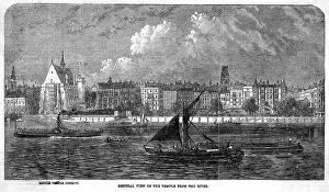 Thames River Views UK Prints: Temple from Thames