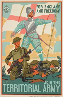 Territorial Army poster - Inter-war period Territorial Army poster - Inter-war period