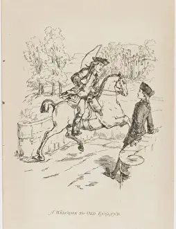 19th Century English Art Prints: Thackeray / Virginians