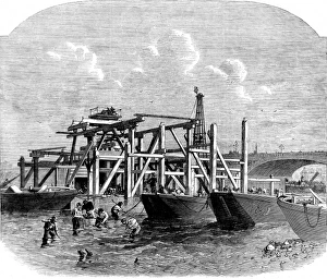 The Thames Embankment Works, London, 1864 The Thames Embankment Works, London, 1864