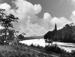 Thames at Pangbourne Print, 1950s