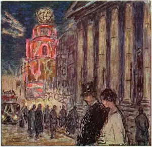 Theatres Prints: Theatre Going / Coliseum Print, 1920