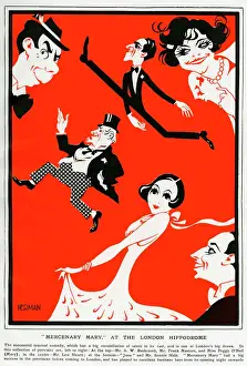 Theatre Prints: Theatre, Mercenary Mary 1925 Print: London Hippodrome Comedy