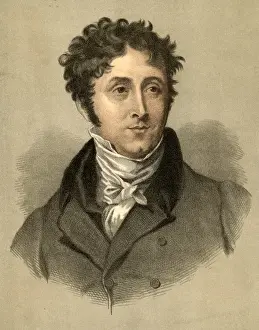 Thomas Campbell Prints: Thomas Campbell Scottish Poet Print 1777-1844