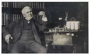 Alva Collection: Thomas Edison / Phonograph