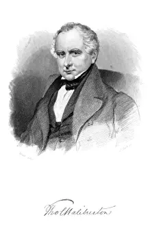 Thomas Haliburton Print with Autograph 1796-1865