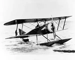 Aviation Museum Artifacts Prints: Thomas Morse S-5 float equipped version of the S4 Four