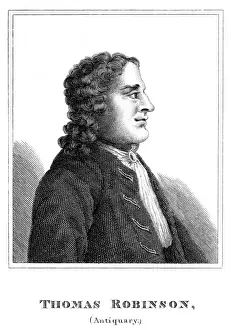 Thomas Robinson, Antiquary of Avebury Print, circa 1819