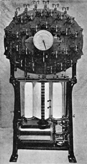 Tide predicting machine: front view Tide predicting machine: front view