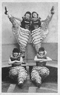 The Tiller Girls rehearsing July 1925 Date: 1925 The Tiller Girls rehearsing July 1925 Date: 1925