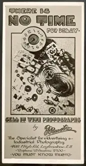 Vintage Advertising Images Prints: NO TIME FOR DELAY