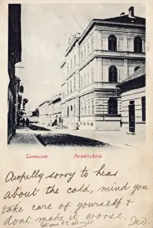 Print of Timisoara, Romania - 1905