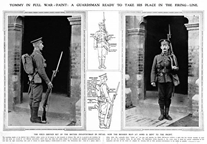 Tommy Guardsman in full war-paint 1914 Tommy Guardsman in full war-paint 1914