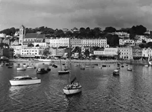 English Resort Towns Prints: Torquay Bay