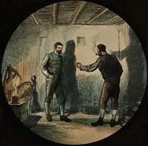 Lantern Slide Circa 1900 Prints: The Toss Up
