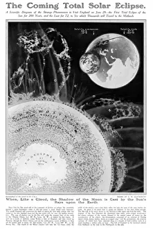 Total Solar Eclipse in England, 1927 Print