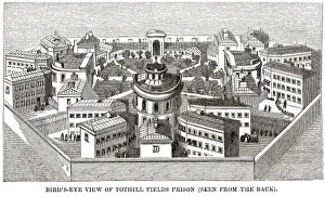 Bird's Eye View Prints: Tothill Fields, Westminster