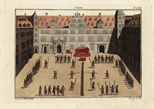 Tournament on foot held at Kassel in 1596 Tournament on foot held at Kassel in 1596