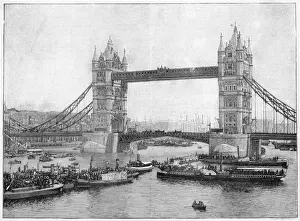 Tower Bridge Opens: A Print from July 1894