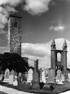 Scottish Ruins Prints: Tower of Saint Rule
