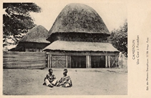 Traditional House at Foumban, Cameroon, Africa Traditional House at Foumban, Cameroon, Africa