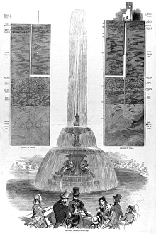 Trafalgar Square Fountain, London, 1845 Trafalgar Square Fountain, London, 1845