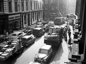 Traffic congestion, Covent Garden, London WC2 Traffic congestion, Covent Garden, London WC2