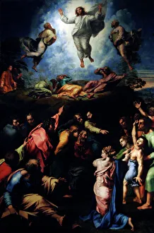 The Transfiguration of Christ, 1516-1520, by Raphael (1483-1 The Transfiguration of Christ, 1516-1520, by Raphael (1483-1