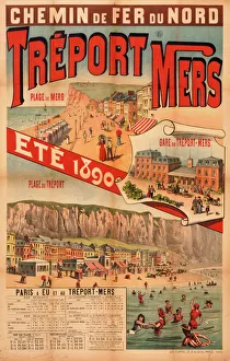 Treport Mers travel poster Treport Mers travel poster