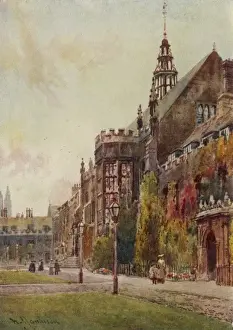 Old Colleges In England Prints: Trinity / Cambridge / 1907
