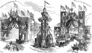 Triumphal Arches in Chatham, Great Britain, 1875 Triumphal Arches in Chatham, Great Britain, 1875